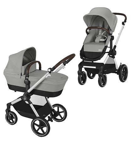 Cybex Klapvogn/Barnevogn - Eos Lux - 2-i-1 - Stone Grey Cybex Klapvogn/Barnevogn - Eos Lux - 2-i-1 - Stone Grey