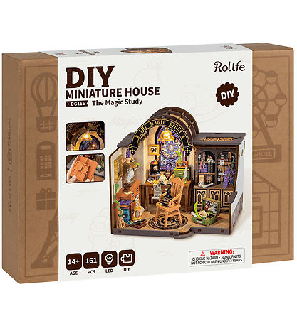 Rolife Miniature-diorama - DIY - The Magic Study DG166 - 267 Del