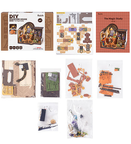 Rolife Miniature-diorama - DIY - The Magic Study DG166 - 267 Del
