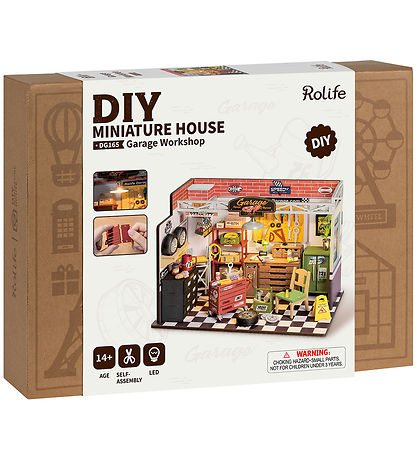 Rolife Miniature-diorama - DIY - Garage Workshop DG165 - 157 Del Rolife Miniature-diorama - DIY - Garage Workshop DG165 - 157 Del
