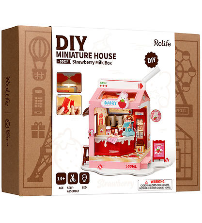 Rolife Miniature-diorama - DIY - Strawberry Milk Box DS034 - 73 