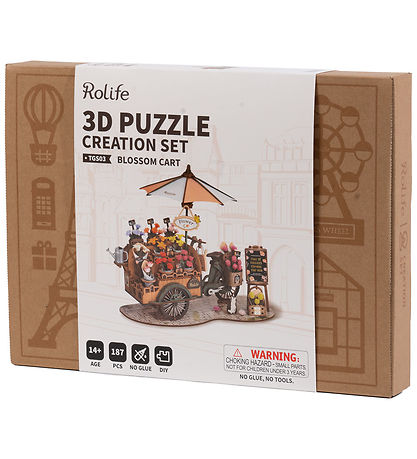 Rolife Miniature-diorama - DIY - Blossom Cart TGS03 - 187 Dele Rolife Miniature-diorama - DIY - Blossom Cart TGS03 - 187 Dele