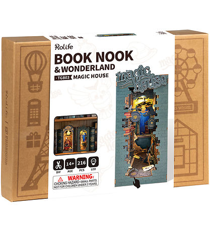 Rolife Miniature-diorama - DIY - Book Nook & Wonderland - Magic  Rolife Miniature-diorama - DIY - Book Nook & Wonderland - Magic
