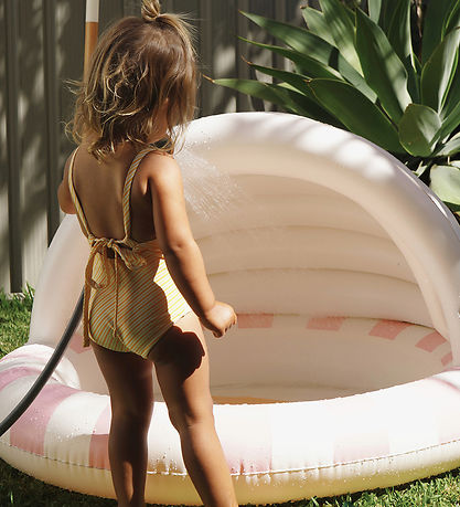 SunnyLife Badebassin m. Skygge - 120x104 cm - Cotton Candy - Che