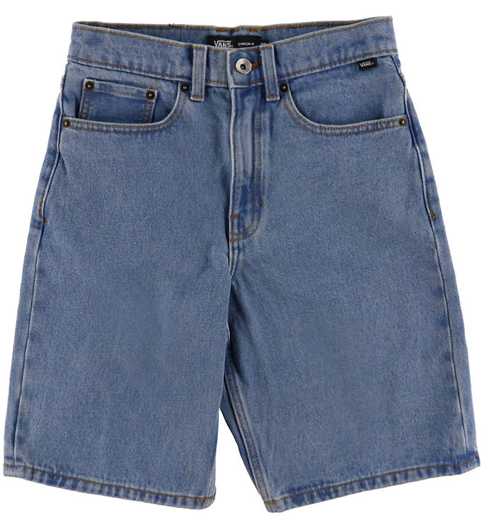 Vans Denimshorts - Check-5 - Baggy - Stonewash/Blå