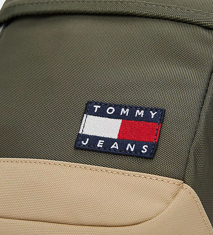 Tommy Hilfiger Shoulder Bag - Ace Daily - Pewter/Green