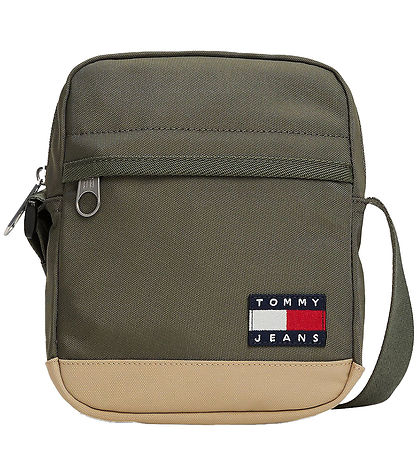 Tommy Hilfiger Shoulder Bag - Ace Daily - Pewter/Green