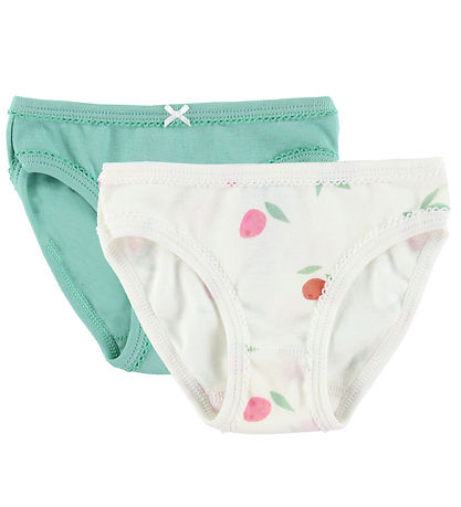 Petit Bateau Trusser - 5-pak - Rosa/Hvid/Grøn