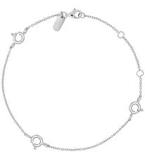 Design Letters Armbånd - Ruth Anchor Charm Lock - Sølv Design Letters Armbånd - Ruth Anchor Charm Lock - Sølv