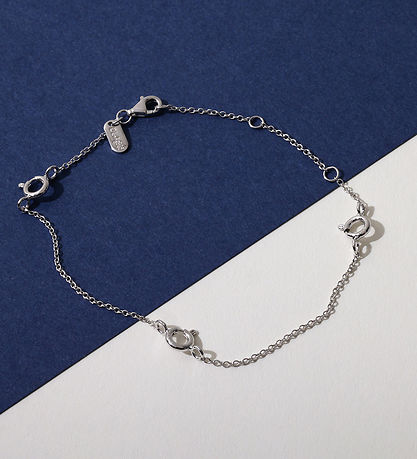 Design Letters Armbånd - Ruth Anchor Charm Lock - Sølv Design Letters Armbånd - Ruth Anchor Charm Lock - Sølv