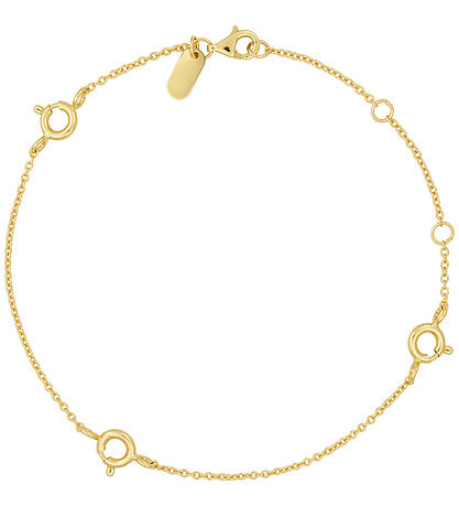 Design Letters Armbånd - Ruth Anchor Charm Lock - 18k Guldbelagt