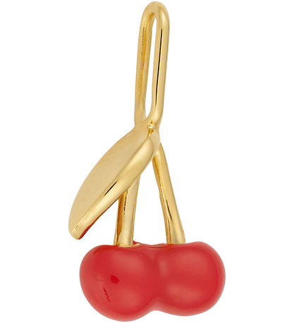 Design Letters Vedhæng - Darling Enamel - Kirsebær - 18k Guldbel Design Letters Vedhæng - Darling Enamel - Kirsebær - 18k Guldbel