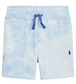 Polo Ralph Lauren Sweatshorts - Athletic - Blå m. Batik Polo Ralph Lauren Sweatshorts - Athletic - Blå m. Batik