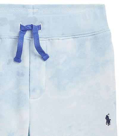Polo Ralph Lauren Sweatshorts - Athletic - Blå m. Batik Polo Ralph Lauren Sweatshorts - Athletic - Blå m. Batik