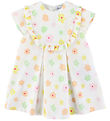 Emporio Armani Kjole - Hvid m. Blomster Emporio Armani Kjole - Hvid m. Blomster