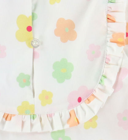 Emporio Armani Kjole - Hvid m. Blomster