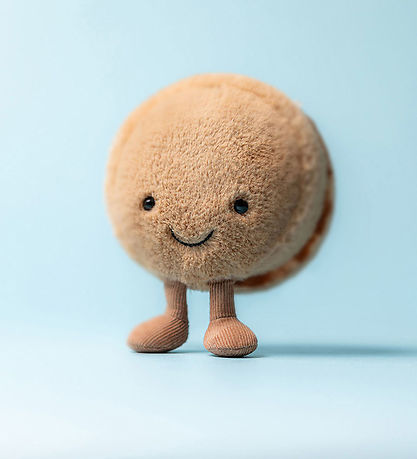 Jellycat Bamse - 12x10 cm - Amuseables Mona Macaron - Chocolate