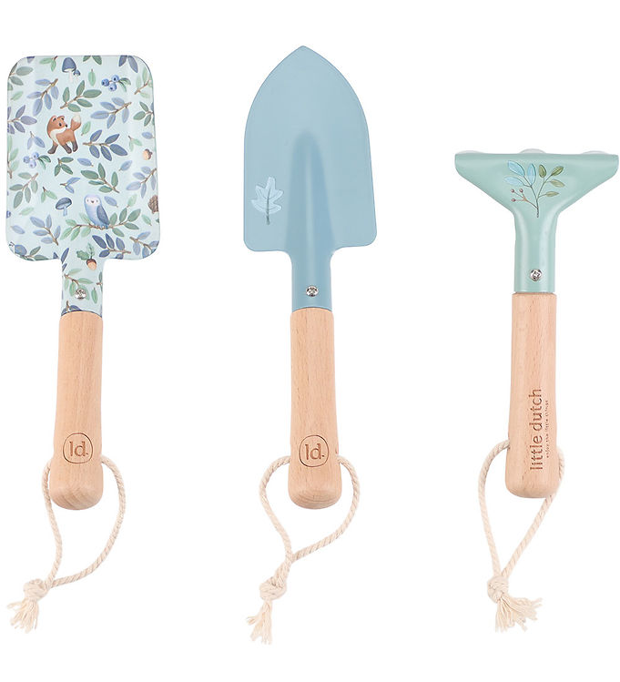 Little Dutch Haveredskaber - 3-pak - Forest Friends - Blå