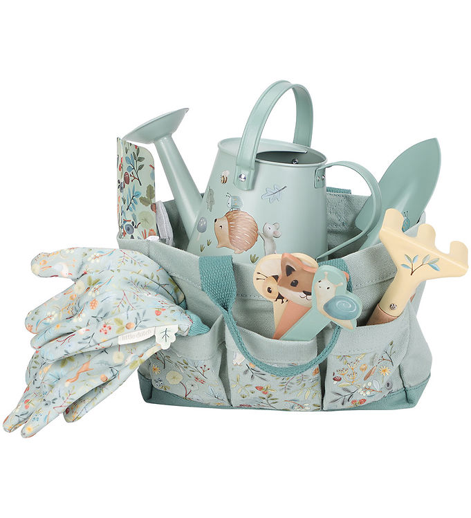 Little Dutch Havesæt - 10 Dele - Forest Friends - Blå