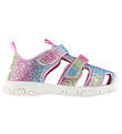 Hummel Sandaler - Velcro Infant - Hvid/Multifarvet Glimmer Hummel Sandaler - Velcro Infant - Hvid/Multifarvet Glimmer