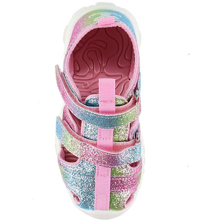 Hummel Sandaler - Velcro Infant - Hvid/Multifarvet Glimmer Hummel Sandaler - Velcro Infant - Hvid/Multifarvet Glimmer