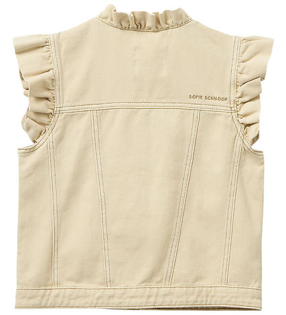 Sofie Schnoor Vest - Denim - Arahsy - Off White Sand Sofie Schnoor Vest - Denim - Arahsy - Off White Sand