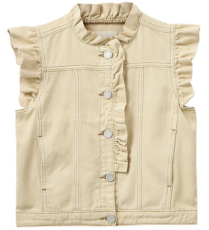 Sofie Schnoor Vest - Denim - Arahsy - Off White Sand Sofie Schnoor Vest - Denim - Arahsy - Off White Sand