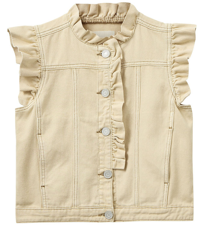 Sofie Schnoor Vest - Denim - Arahsy - Off White Sand
