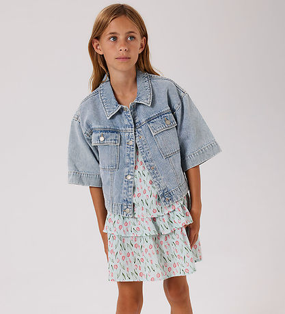 Name It Skjorte - NkfAva - Light Blue Denim