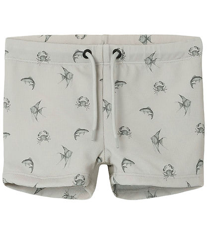 Lil Atelier Badebukser - NmmFlorio - Vapor Blue Lil Atelier Badebukser - NmmFlorio - Vapor Blue