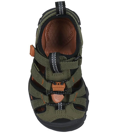 KEEN Sandals - Seacamp II CNX C - Dark Olive/Gold Flame