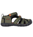 Sandales KEEN - Seacamp II CNX Y - Dark Olive/Gold Flamme