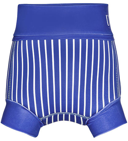 Vanilla Copenhagen Blebadebukser - Neo - Azure Blue Striped