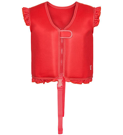 Vanilla Copenhagen Svømmevest - Neo - Berry Red - m. Flæse