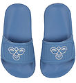 Hummel Badesandaler - Pool Slide Jr - Lichen Blue Hummel Badesandaler - Pool Slide Jr - Lichen Blue