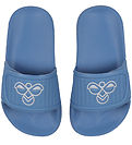 Hummel Flip Flops - Pool Slide Jr - Lichen Blue