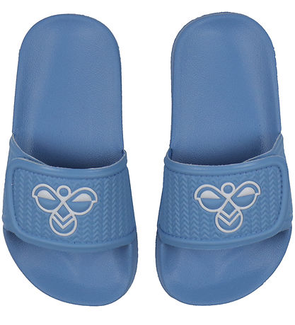 Hummel Badesandaler - Pool Slide Jr - Lichen Blue Hummel Badesandaler - Pool Slide Jr - Lichen Blue