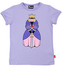 Danefæ T-shirt - Danebasic - Lilla Dronning Din Ven Danefæ T-shirt - Danebasic - Lilla Dronning Din Ven