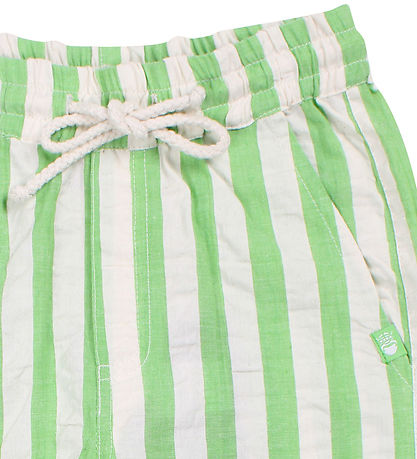 Danefæ Shorts - Danegorm - Searsucker - Bright Green/Chalk Danefæ Shorts - Danegorm - Searsucker - Bright Green/Chalk