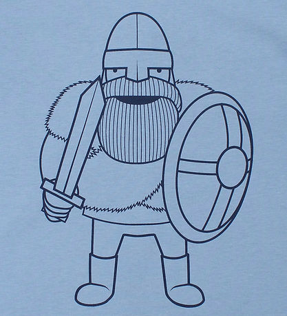 Danefæ T-shirt - Danebasic - Porcelaine Ragnar Outline