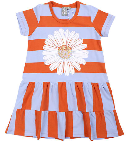 Danefæ Dress - Danemiva - Light Rust/Purple Daisy
