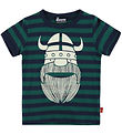 Danefæ T-shirt - Danebasic - Verde/Dk Navy Erik Danefæ T-shirt - Danebasic - Verde/Dk Navy Erik