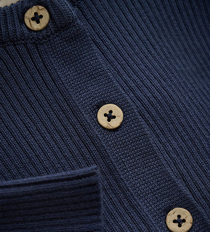 Fixoni Cardigan - Strik - Indigo Blue Fixoni Cardigan - Strik - Indigo Blue