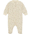 Fixoni Natdragt m/f - Shadow Gray m. Blomster Fixoni Natdragt m/f - Shadow Gray m. Blomster