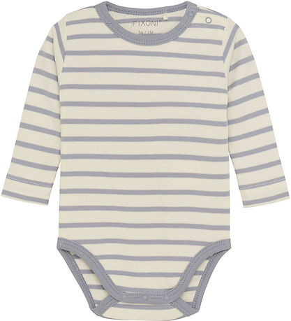 Barboteuse av. Body m/l Fixoni - Velours - Indigo Blue