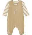 Fixoni Sparkedragt m. Body l/æ - Velour -  Sesame Fixoni Sparkedragt m. Body l/æ - Velour -  Sesame