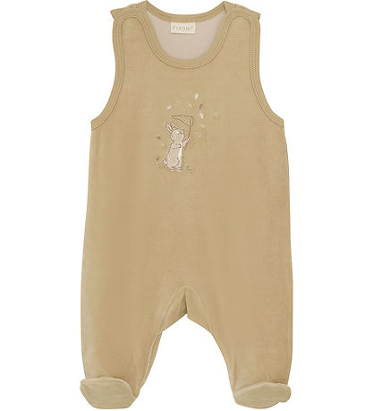 Fixoni Sparkedragt m. Body l/æ - Velour -  Sesame Fixoni Sparkedragt m. Body l/æ - Velour -  Sesame