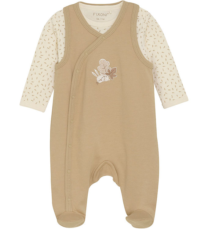 Fixoni Sparkedragt m. Body l/æ - Sesame