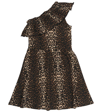 The New Kjole - Rib - TnEllen - Oxford Tan AOP The New Kjole - Rib - TnEllen - Oxford Tan AOP