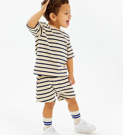 The New Shorts - TnstNat - Mood Indigo Striped The New Shorts - TnstNat - Mood Indigo Striped